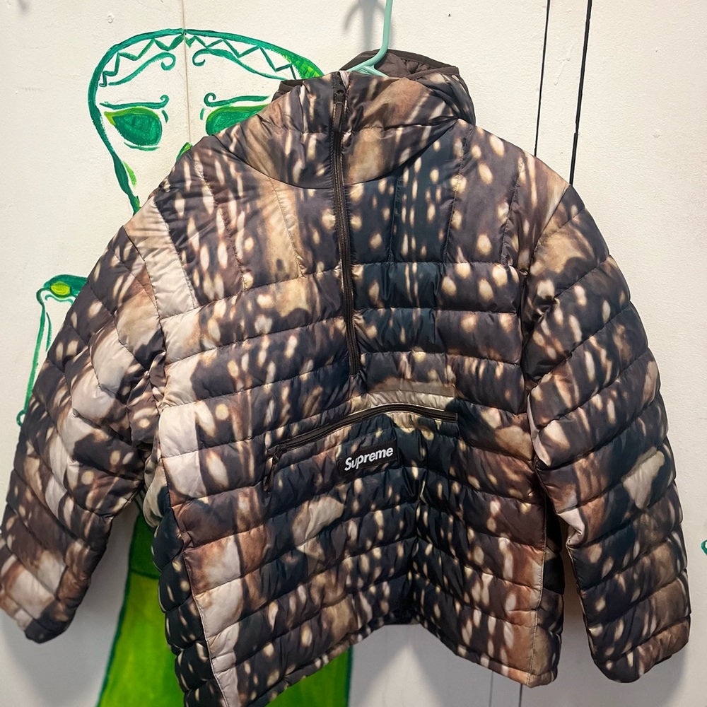 Supreme half zip puffer